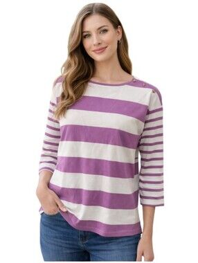 "Talbots Petites" Striped Top – Size SP – Excellent Condition
